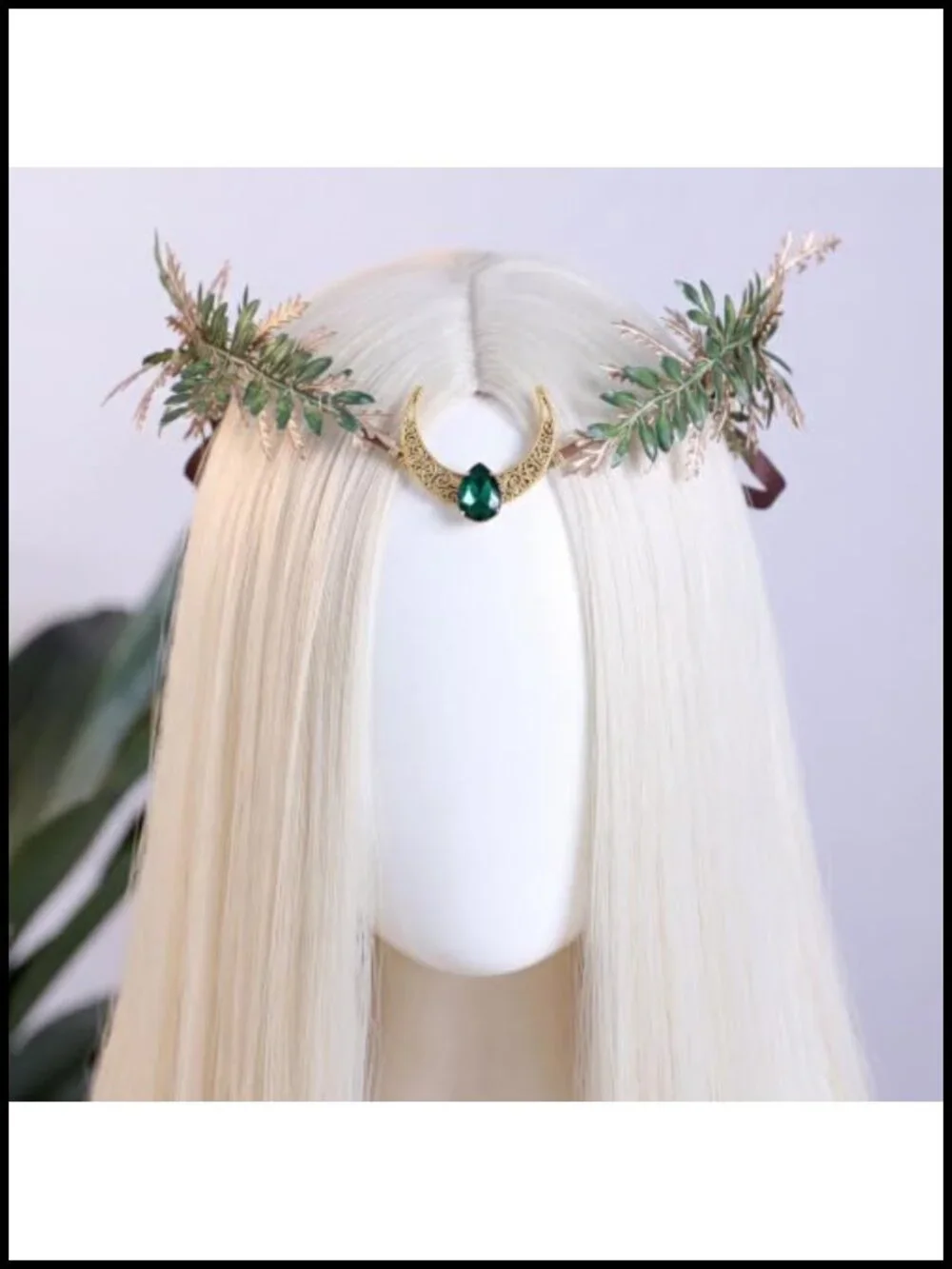 Floral Elf Circlet Fairy Crown Adjustable Woodland Renaissance Headpiece